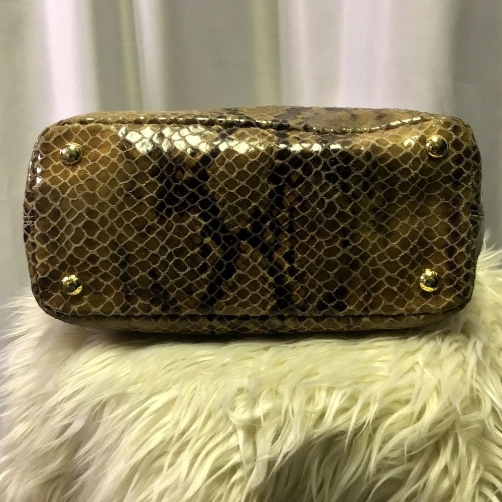Michael Kors Medium Harper Python Embosed Tote - image 5
